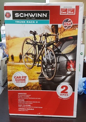 schwinn 2 bike trunk rack manual